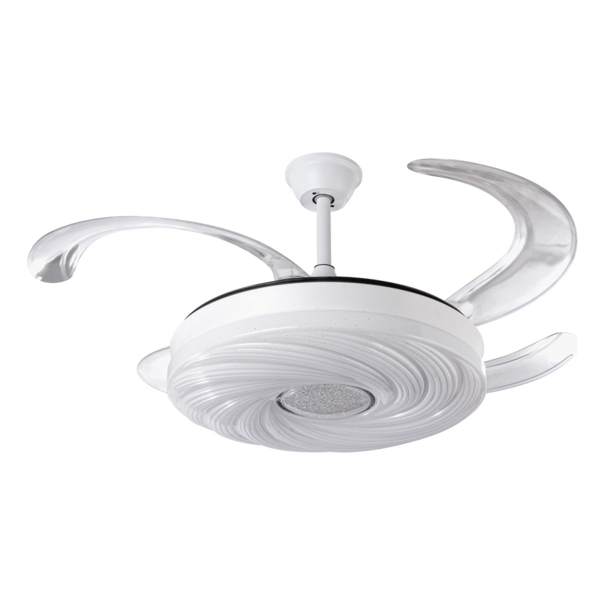 LED dimbare plafondventilator LED/60W/230V 3000-6000K diameter 50 cm wit + afstandsbediening