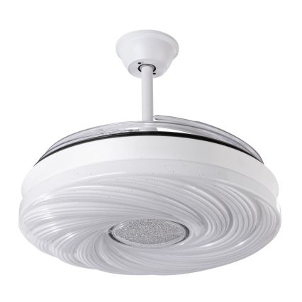 LED dimbare plafondventilator LED/60W/230V 3000-6000K diameter 50 cm wit + afstandsbediening