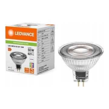 LED dimbare reflectorlamp MR16 GU5,3/6,8W/12V 4000K 36° CRI 90 - Ledvance