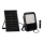 LED dimbare schijnwerper met een zonnepaneel en dusk sensor LED/15W/15000 mAh 3,2V IP65 + afstandsbediening