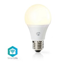 LED Dimbare slimme lamp A60 E27 / 9W / 230V -  Nedis WIFILW12WTE27