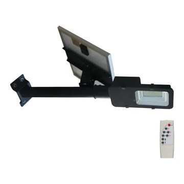 LED dimbare solar straatlamp LED/50W/6,4V 4000K IP65 50000 mAh + afstandsbediening