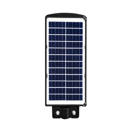 LED dimbare solar straatlamp met bewegings- en schemersensor LED/8W/3,2V 6000K IP65 9000 mAh zwart + afstandsbediening