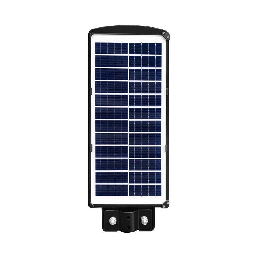 LED dimbare solar straatlamp met bewegings- en schemersensor LED/8W/3,2V 6000K IP65 9000 mAh zwart + afstandsbediening