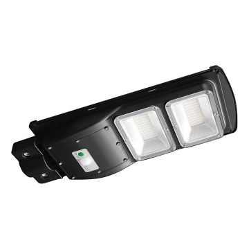 LED dimbare solar straatlamp met bewegings- en schemersensor LED/8W/3,2V 6000K IP65 9000 mAh zwart + afstandsbediening