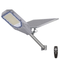 LED-dimbare straatlamp met schemersensor en zonnepaneel LED/200W/20000 mAh 6500K IP65 grijs