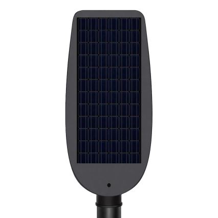 Dimbare LED-zonne-straatlamp met sensor VENICE LED/100W/3,2V 6000 mAh IP65 zwart + afstandsbediening