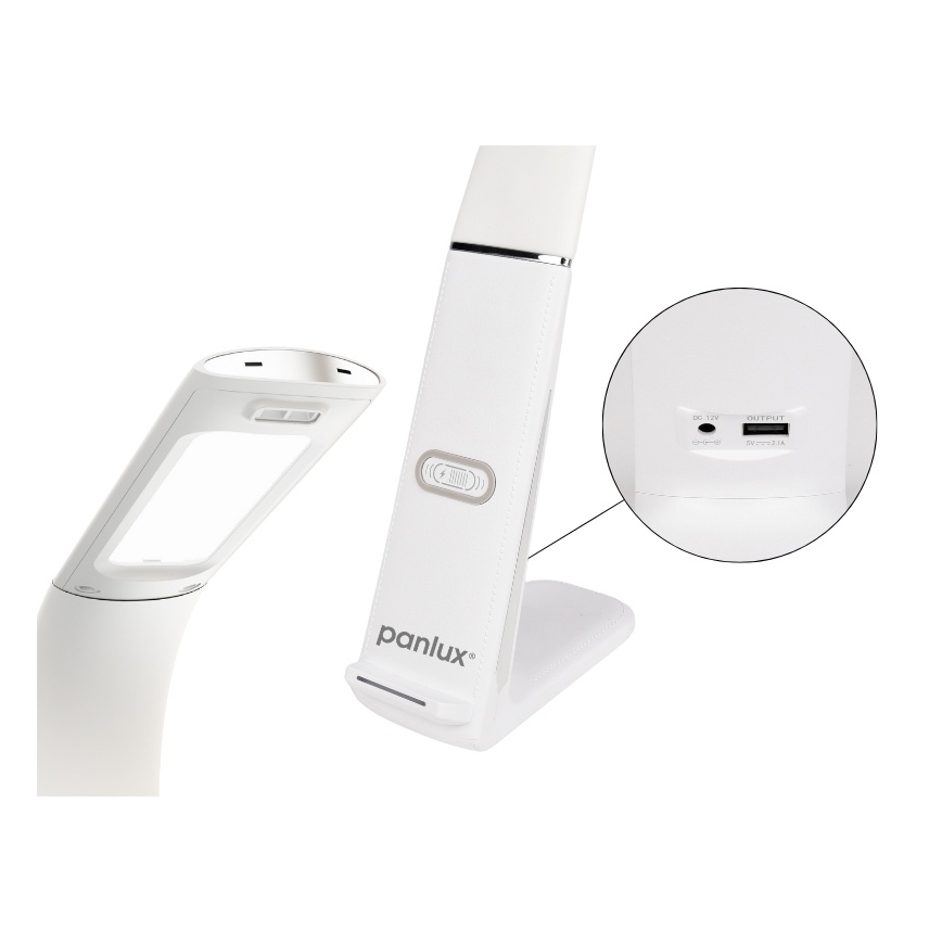 LED dimbare tafel lamp met draadloos opladen en sensor LORD EVO LED/8W/230V 3000K/4500K/6000K wit