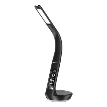 LED dimbare tafel lamp met draadloos opladen Qi 5W en scherm LED/6W/230V 3000/4000/6000K zwart