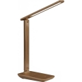 LED dimbare tafellamp NOBLITE N LED/7W/230V 3000/4000/6500K bruin