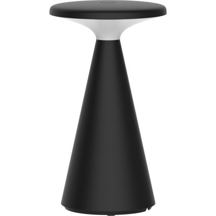 LED Dimbare Touch Buiten Tafel Lamp PAROS LED/1,8W/5V USB 1800 mAh IP44 Zwart