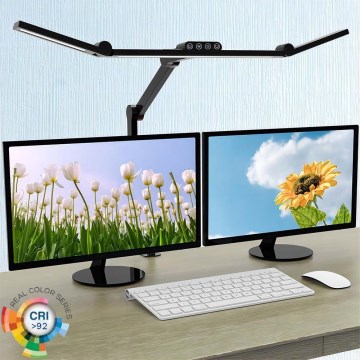 LED Dimbare Touch Flexibele Bureaulamp LED/24W/230V 3000-6500K CRI 92 zwart