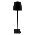 LED Dimbare Touch Tafellamp LED/5W/5V USB 1200 mAh zwart