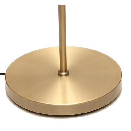 Dimbare LED-vloerlamp NORA LED/25W/230V 2200/3000/4000K + LED/5W 3000K goudkleurig + afstandsbediening