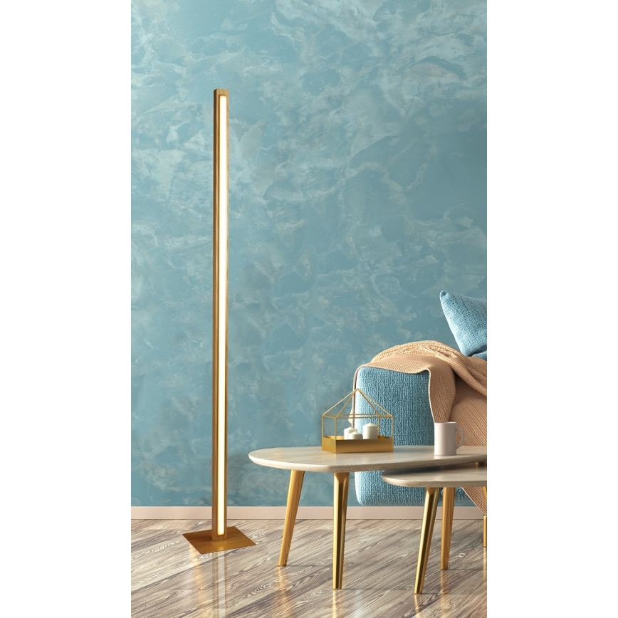 LED Dimbare Touch Staande Lamp RODNEY LED/35W/230V beuk