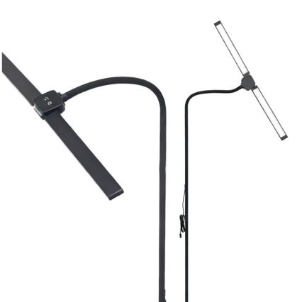 LED-dimbare vloerlamp TEILO LED/14W/230V 3000/4000/6000K zwart