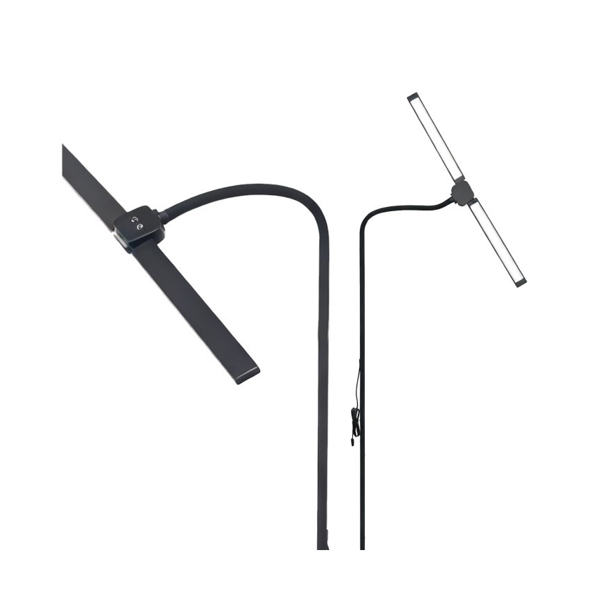 LED-dimbare vloerlamp TEILO LED/14W/230V 3000/4000/6000K zwart