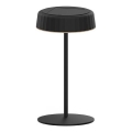 LED-dimbare zonne-oplaadbare tafellamp VIVIEN LED/3W/5V 2700K 1600 mAh IP54 zwart