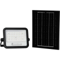 LED dimbare zonne-schijnwerper LED/100W/3,2V 2000-8000K IP65 5000 mAh zwart + afstandsbediening