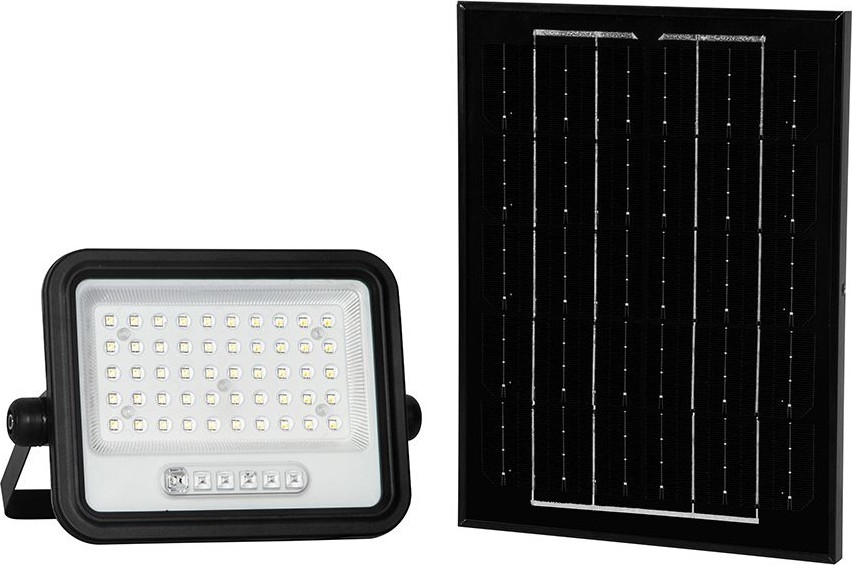 LED dimbare zonne-schijnwerper LED/100W/3,2V 2000-8000K IP65 5000 mAh zwart + afstandsbediening