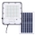 LED Dimbare zonne-schijnwerper LED/100W/3,2V 4500K IP65 zwart + afstandsbediening