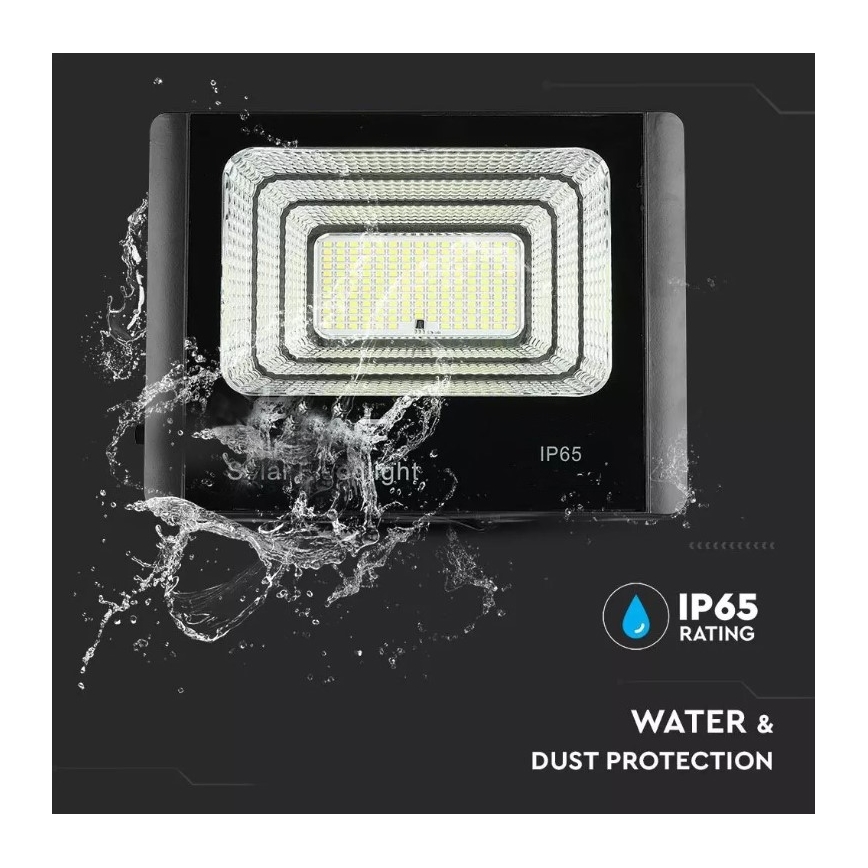 LED Dimbare zonne-schijnwerper LED/16W/3,2V 4000K IP65 10000 mAh + afstandsbediening