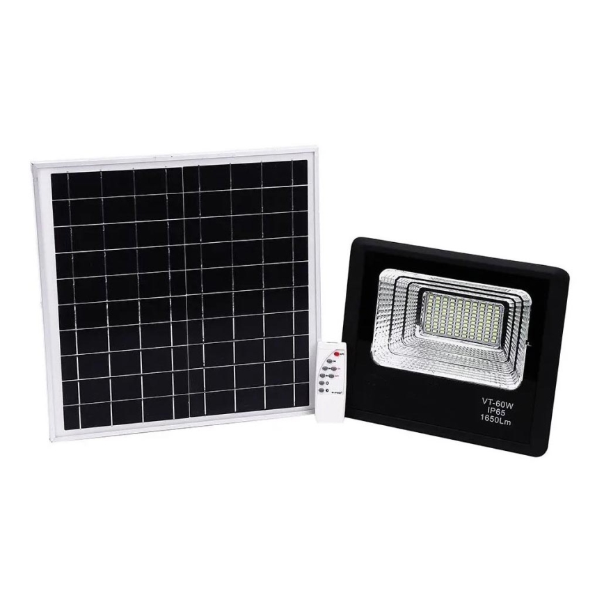 LED Dimbare zonne-schijnwerper LED/20W/6,4V 4000K IP65 10000 mAh + afstandsbediening