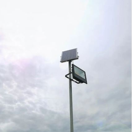 LED Dimbare zonne-schijnwerper LED/20W/6,4V 4000K IP65 10000 mAh + afstandsbediening