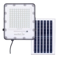 LED Dimbare zonne-schijnwerper LED/50W/3,2V 4500K IP65 zwart + afstandsbediening