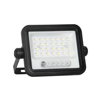 LED dimbare schijnwerper op zonne-energie LED/50W/3,2V 2000-8000K IP65 3800 mAh zwart + afstandsbediening