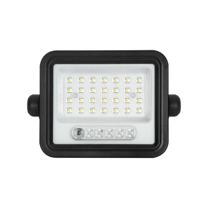 LED dimbare schijnwerper op zonne-energie LED/50W/3,2V 2000-8000K IP65 3800 mAh zwart + afstandsbediening