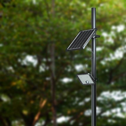 LED Dimbare zonne-schijnwerper met sensor LED/10W/3,7V 4000/6000K IP65 3600 mAh + afstandsbediening