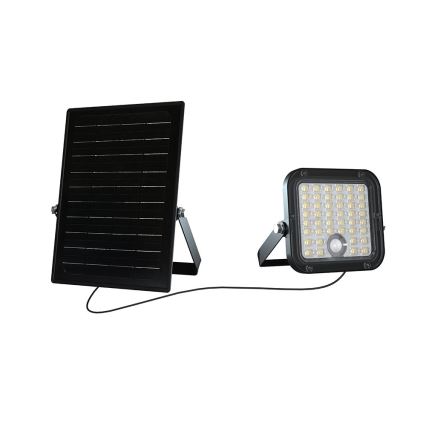 LED Dimbare zonne-schijnwerper met sensor LED/10W/3,7V 4000/6000K IP65 3600 mAh + afstandsbediening