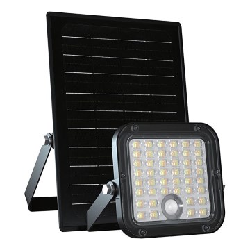 LED Dimbare zonne-schijnwerper met sensor LED/10W/3,7V 4000/6000K IP65 + afstandsbediening