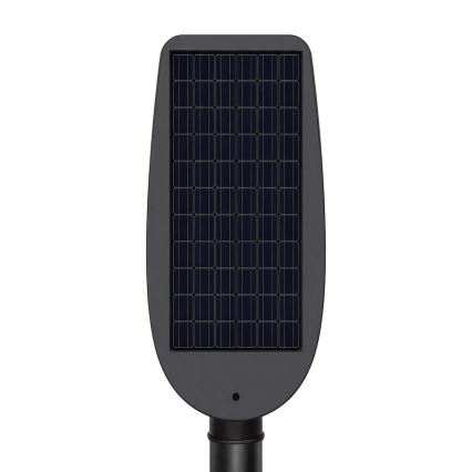 Dimbare LED zonne-straatlamp met sensor VENICE LED/50W/3,2V 4000 mAh IP65 zwart + afstandsbediening