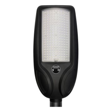 LED dimbare zonne-straatlamp met sensor VENICE LED/200W/3,2V 12000 mAh IP65 zwart + afstandsbediening