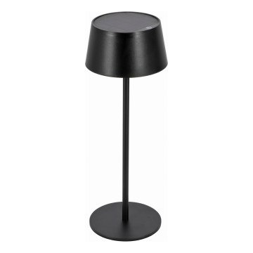 LED dimbare zonnelamp met aanraakbediening LED/3W/5V USB 1800 mAh IP44 zwart