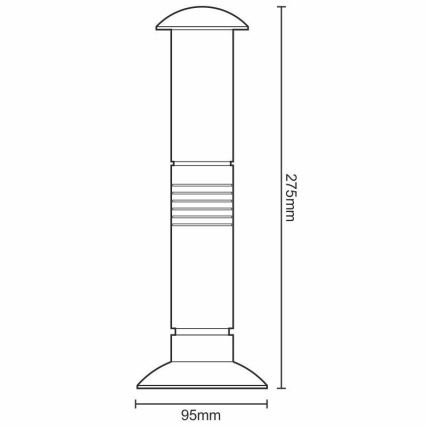 LED Draaglamp 2xLED/1xD IPX4