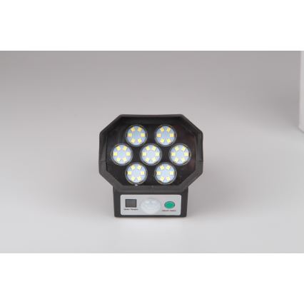 LED Dummy bewakingscamera met sensor en met een zonnepaneel LED/5W/5,5V 800 mAh IP65 + afstandsbediening