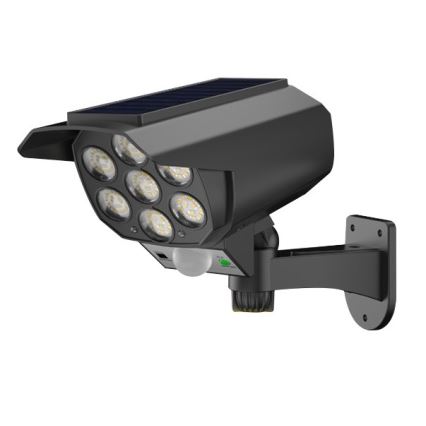 LED Dummy bewakingscamera met sensor en met een zonnepaneel LED/5W/5,5V IP65 + afstandsbediening