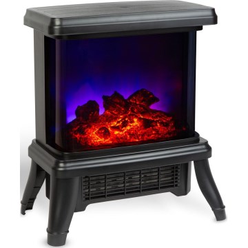 LED elektrische haard met verwarming LED/1500W/230V