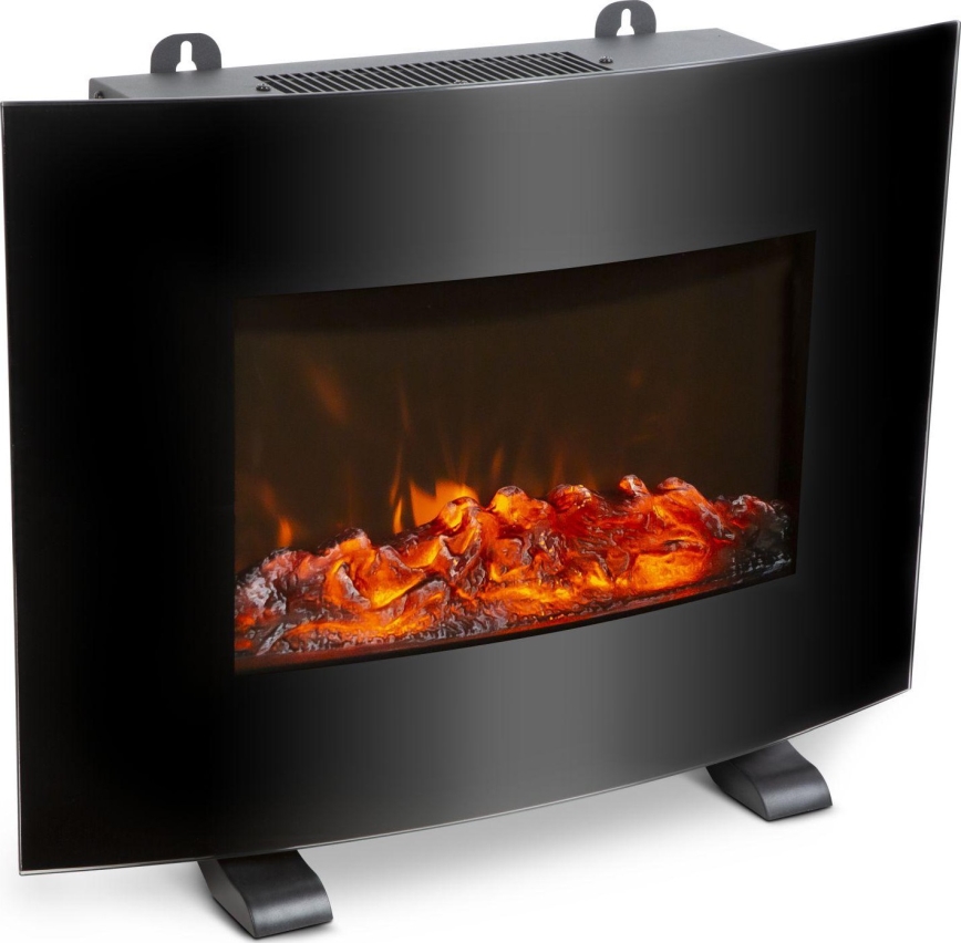 LED elektrische haard met verwarming LED/2000W/230V + afstandsbediening