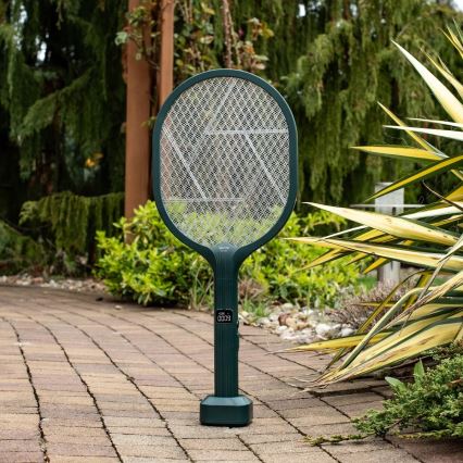 LED Elektrische insectenval 2in1 met LCD scherm 1200 mAh/5V groen