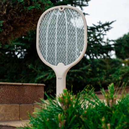 LED Elektrische insectenvanger 2-in-1 500 mAh/5V beige