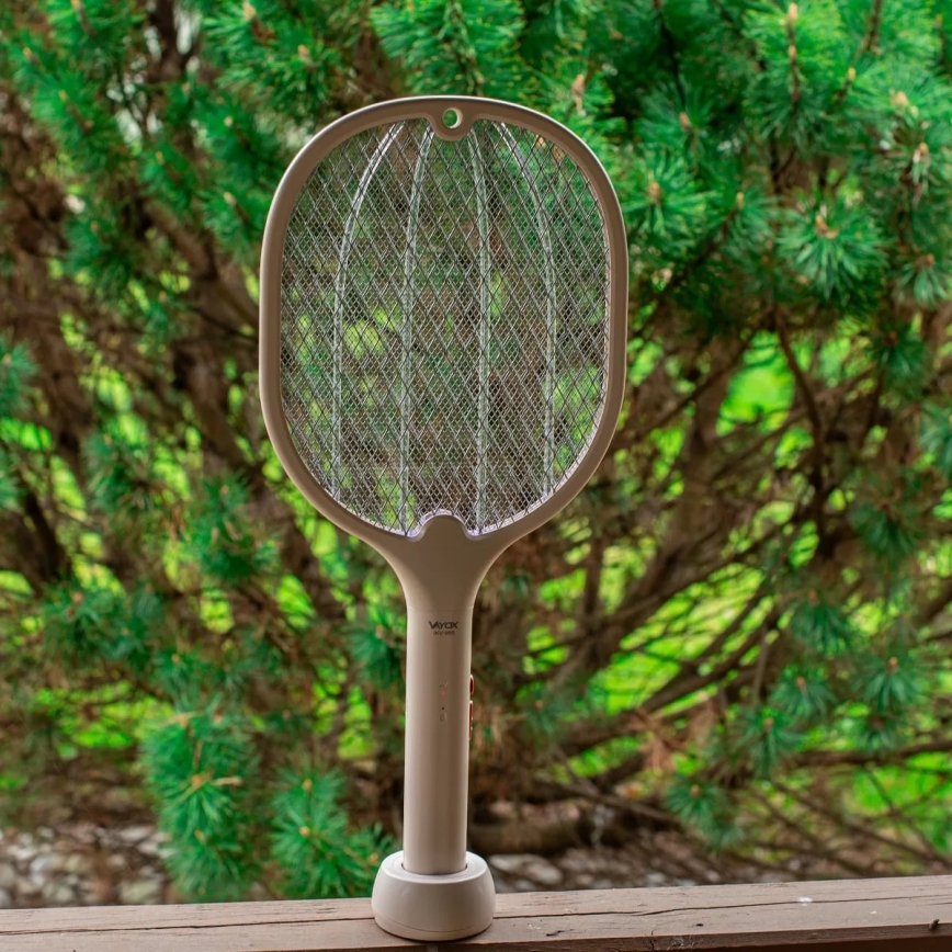LED Elektrische insectenvanger 2-in-1 500 mAh/5V beige