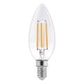 LED-filamentlamp C37 E14/6W/230V 4000K