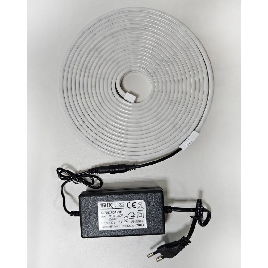 LED Flexibel strip NEON LED/10W/230V 5 m IP65 wit