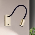LED Flexibel wall klein lamp KURT LED/5W/230V goud