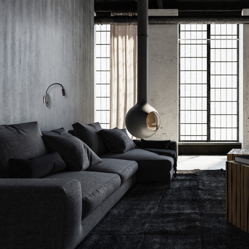 LED Flexibele wandlamp BASE 1xLED/8W+1xLED/2W/230V zwart/zilver