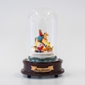 LED Geanimeerde kerstversiering met muziek 8xLED/3xAAA warm wit